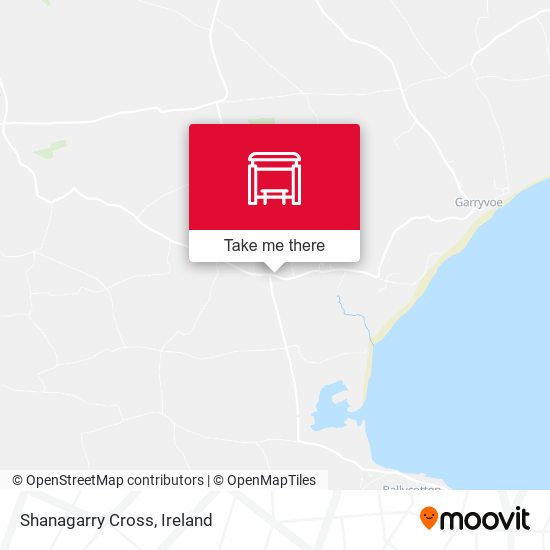 Shanagarry Cross map