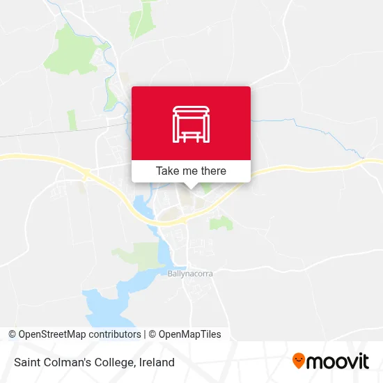 Saint Colman's College map