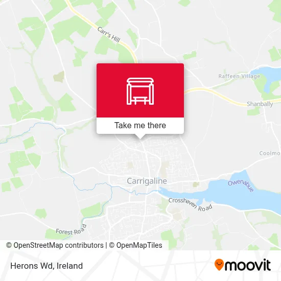 Herons Wd map