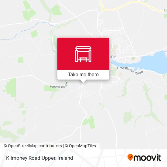 Kilmoney Road Upper map