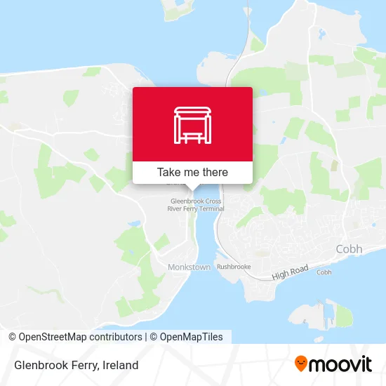 Glenbrook Ferry map