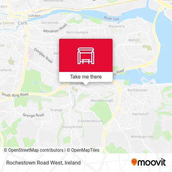 Rochestown Road West map