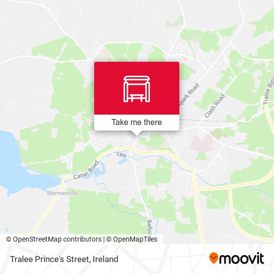 Tralee Prince's Street map