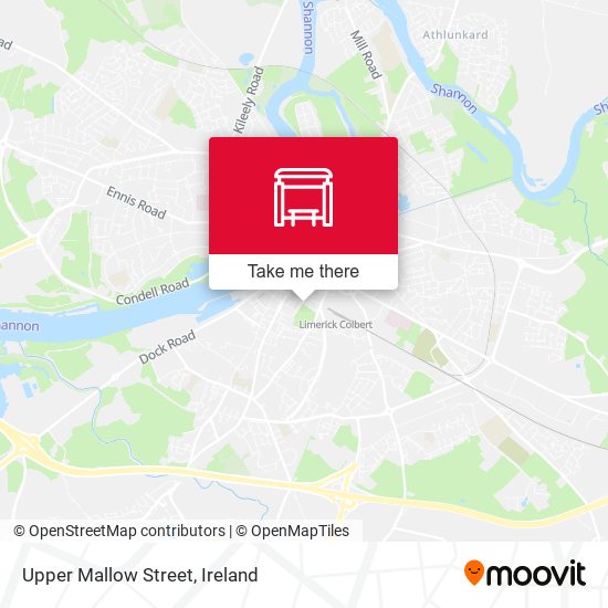 Upper Mallow Street map