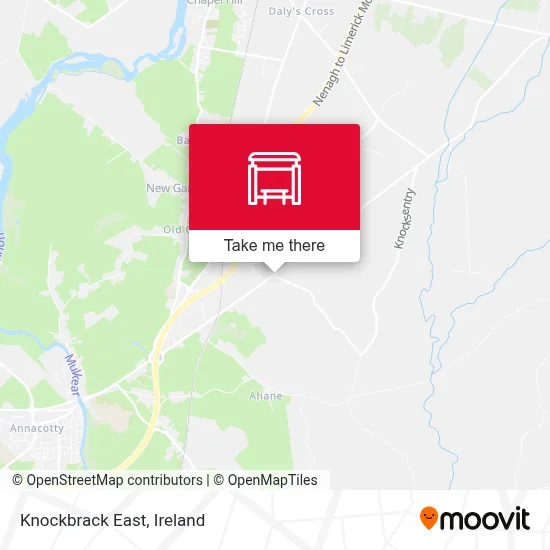 Knockbrack East map