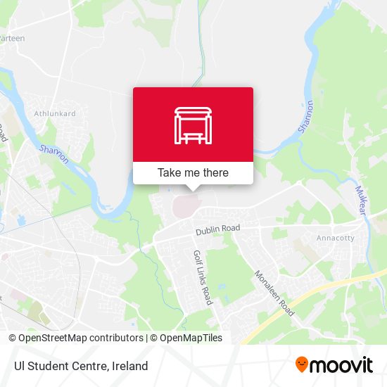 Ul Student Centre map