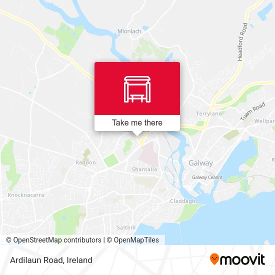 Ardilaun Road map