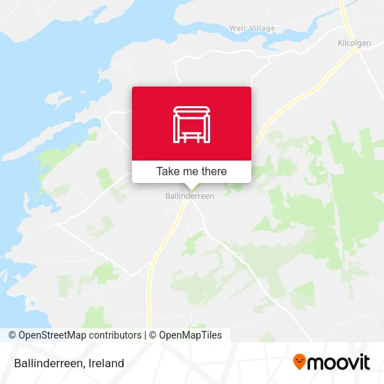 Ballinderreen map