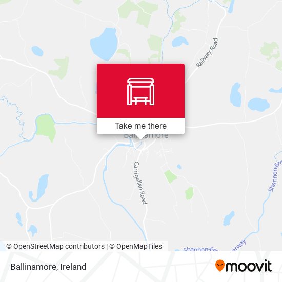 Ballinamore map