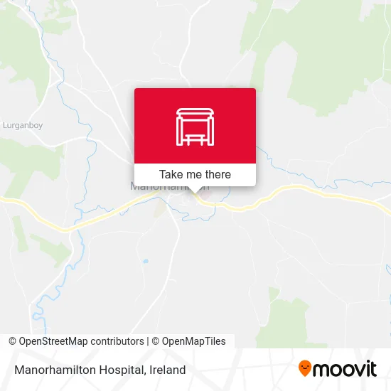 Manorhamilton Hospital map