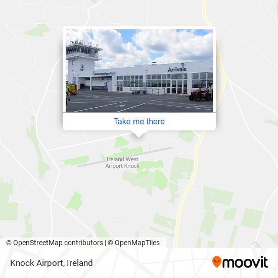 Knock Airport map