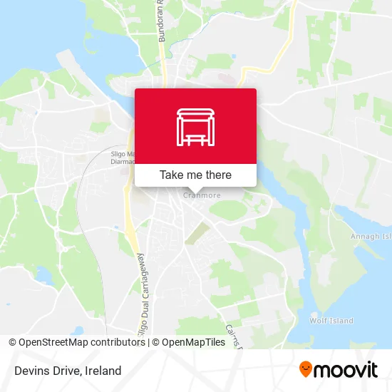 Devins Drive map
