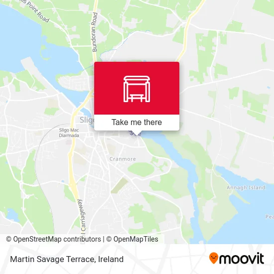 Martin Savage Terrace map