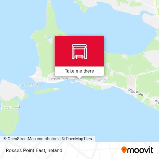 Rosses Point East map