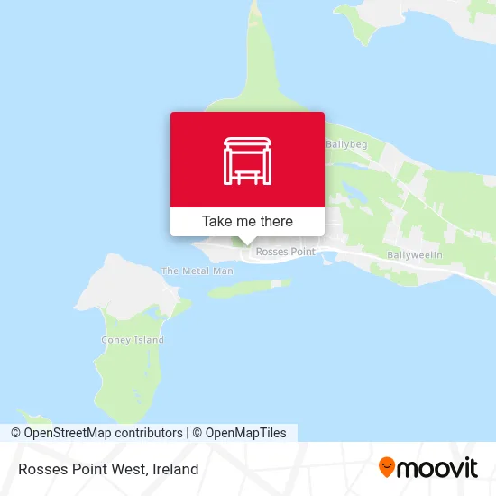 Rosses Point West map