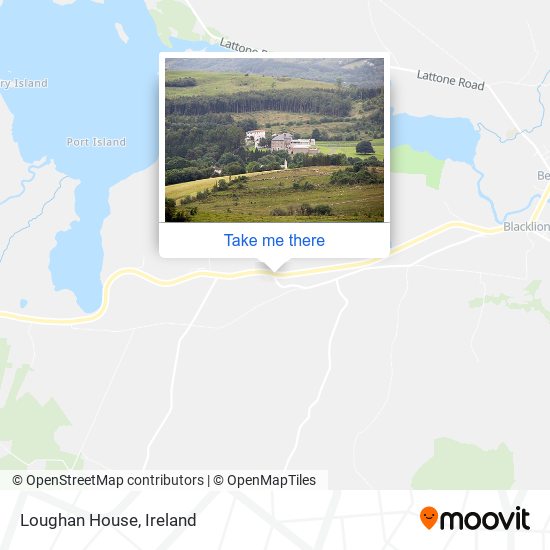 Loughan House map
