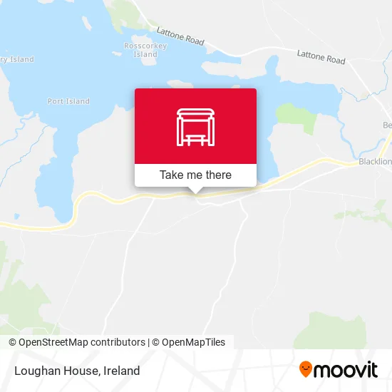 Loughan House map