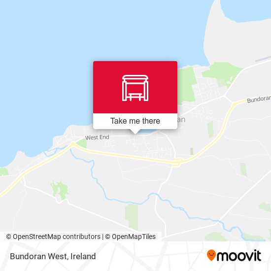 Bundoran West map