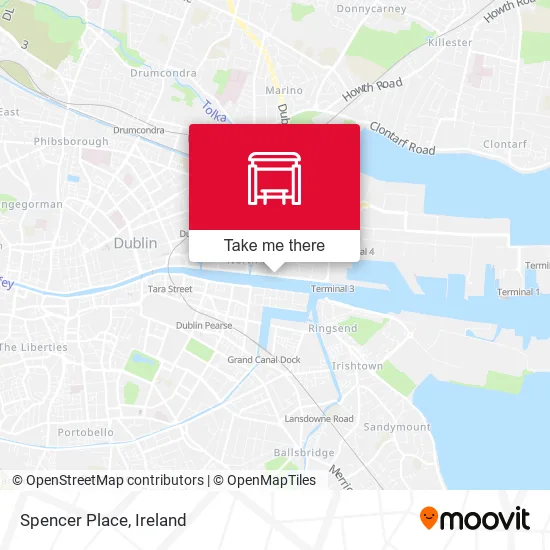 Spencer Place map