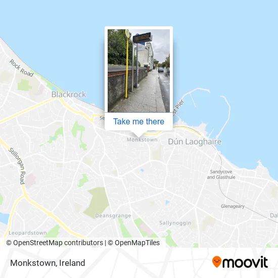 Monkstown map