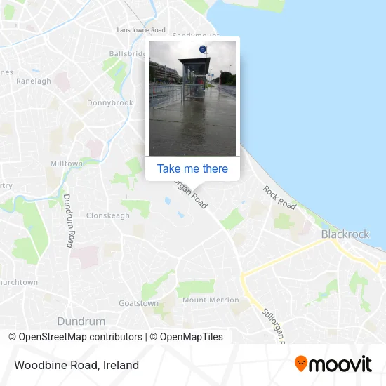 Woodbine Road map