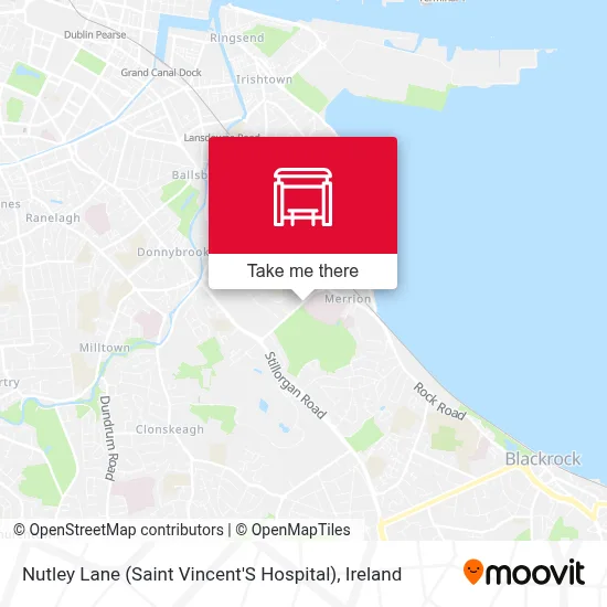 Nutley Lane (Saint Vincent'S Hospital) map