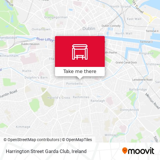 Harrington Street Garda Club map