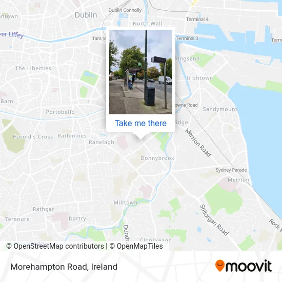 Morehampton Road map