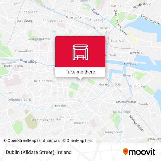 Dublin (Kildare Street) map