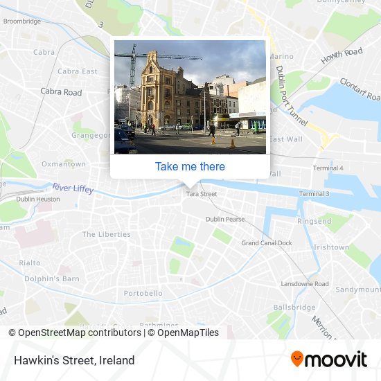 Hawkin's Street map