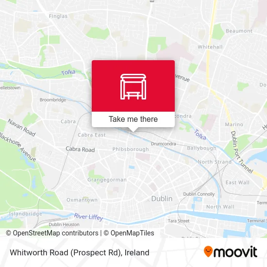 Whitworth Road (Prospect Rd) map