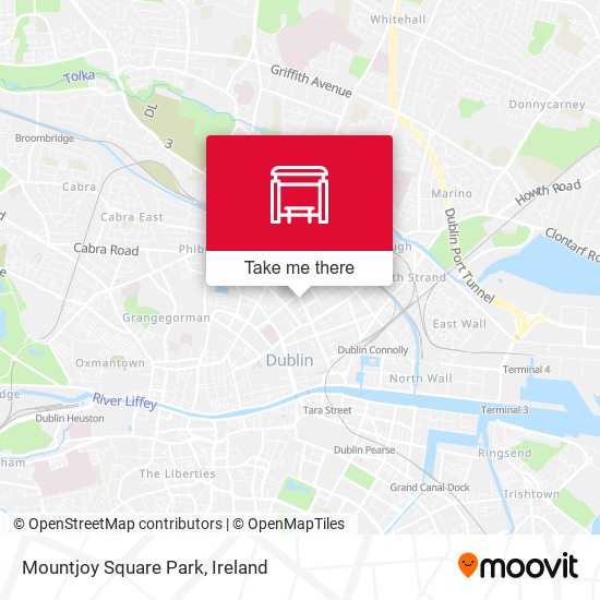 Mountjoy Square Park map