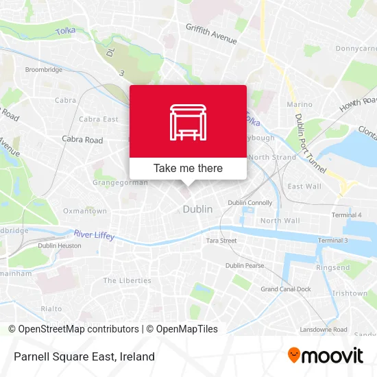 Parnell Square East map
