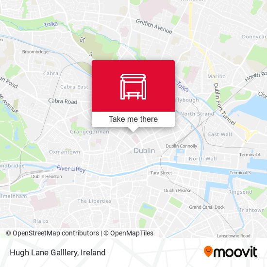 Hugh Lane Galllery map