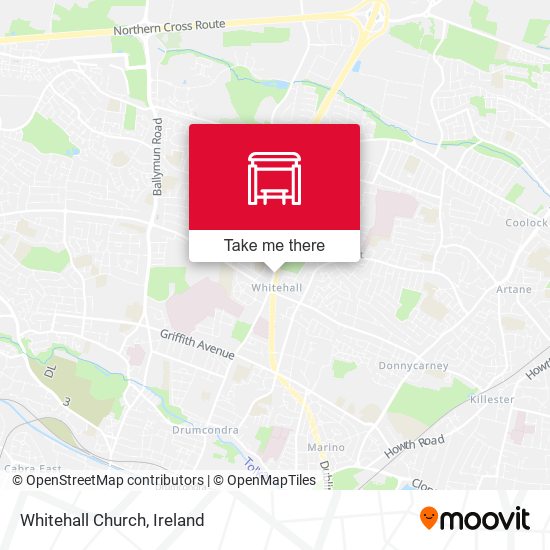 Whitehall Church map