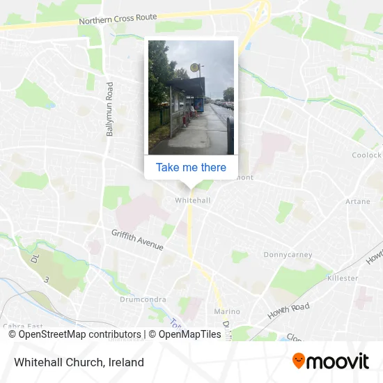 Whitehall Church map