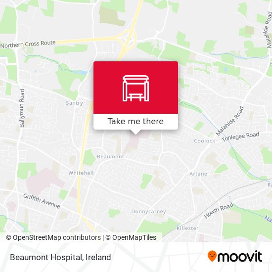 Beaumont Hospital map