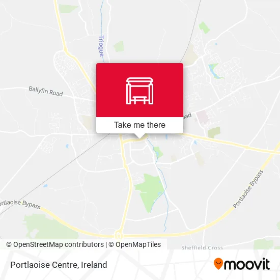 Portlaoise Centre map