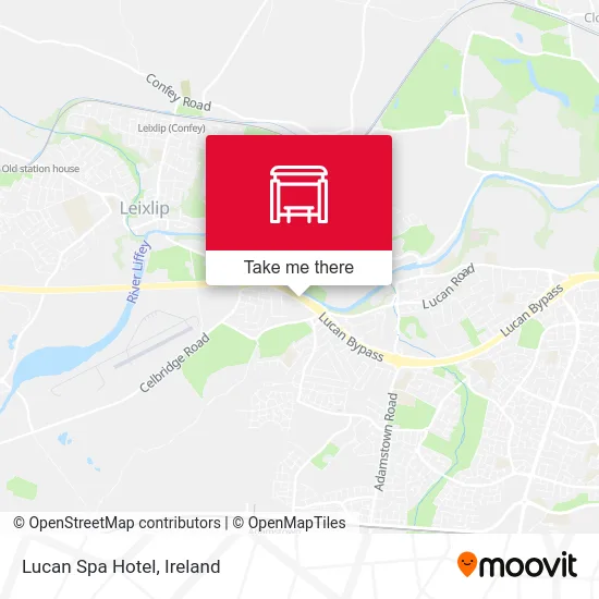 Lucan Spa Hotel map
