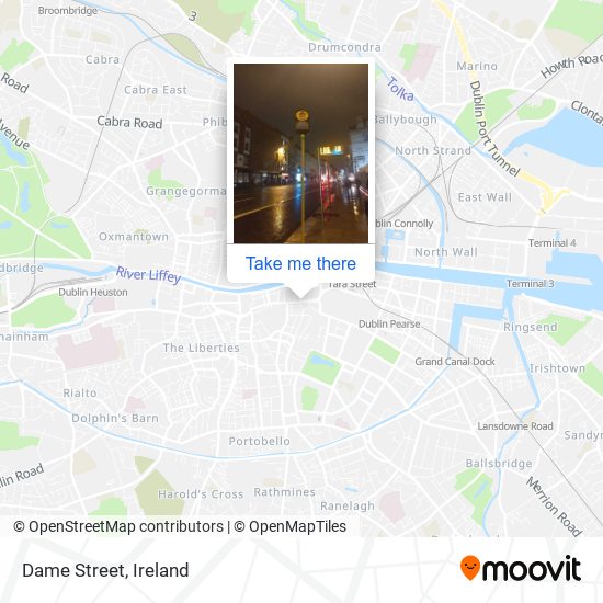 Dame Street map