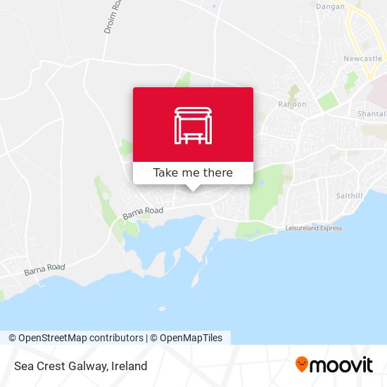 Sea Crest Galway map