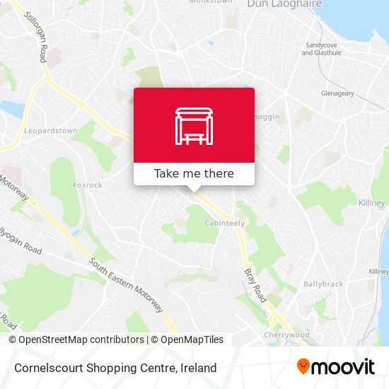 Cornelscourt Shopping Centre map