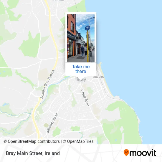 Bray Main Street map