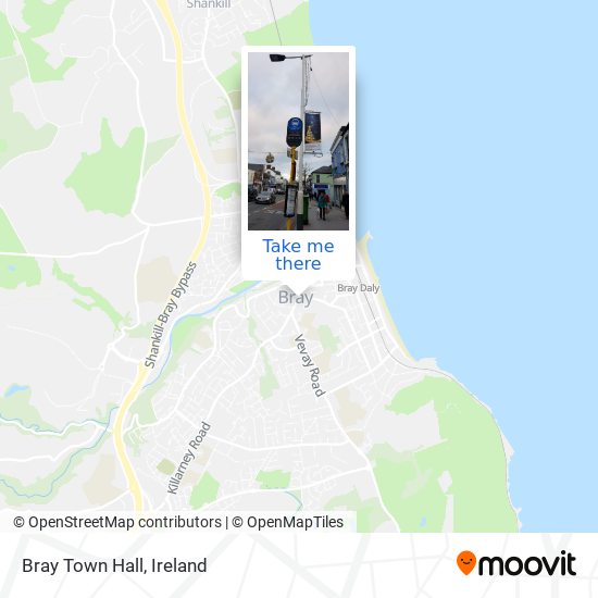Bray Town Hall map