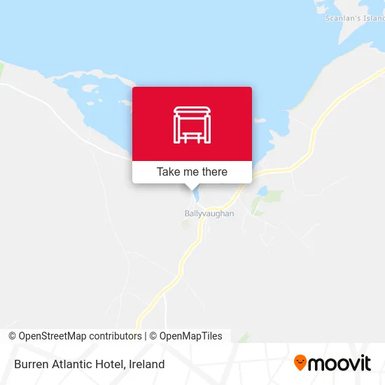 Burren Atlantic Hotel map