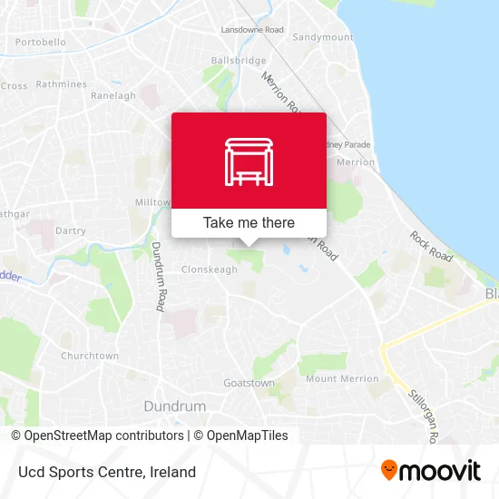 Ucd Sports Centre map