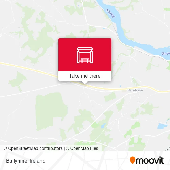 Ballyhine map