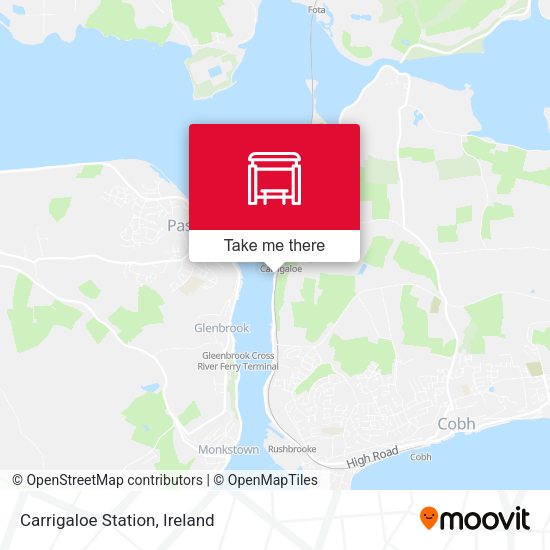 Carrigaloe Station map