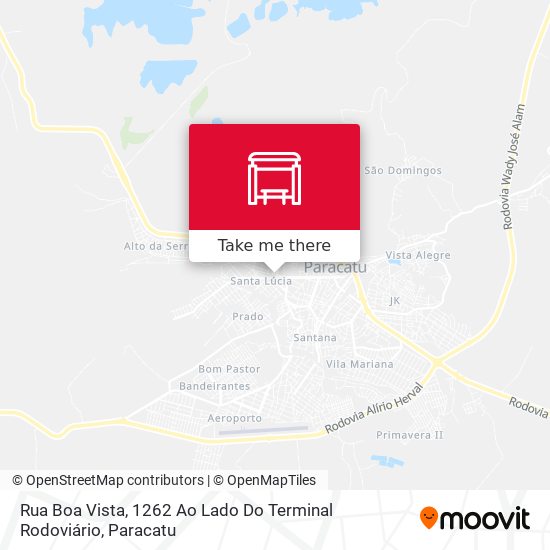 Mapa Rua Boa Vista, 1262 Ao Lado Do Terminal Rodoviário