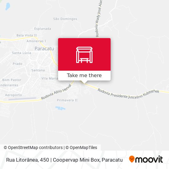 Rua Litorânea, 450 | Coopervap Mini Box map